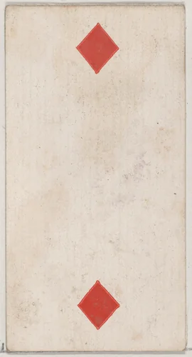 Two Diamonds, from the Playing Cards series (N84) to promote Turkish Cross-Cut Cigarettes for W. Duke, Sons and Co. by W. Duke, Sons & Co., print, 1888