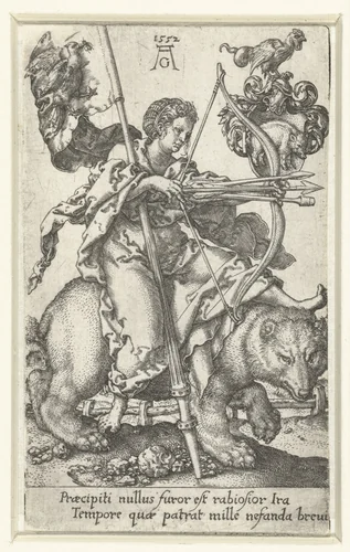 Woede by Unknown, print, 1552