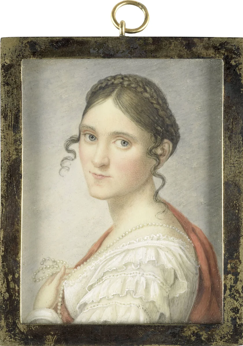 Portret van een vrouw by anonymous, painting, 1820-1840