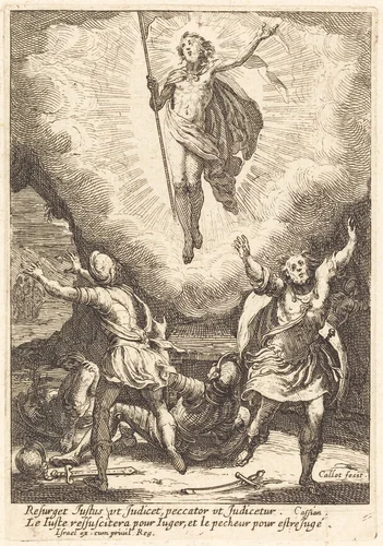 The Resurrection by Jacques Callot, print, 1592-1635
