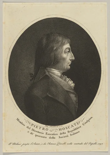 Pietro Moscati by Raffaeli Albertolli, print, 1797