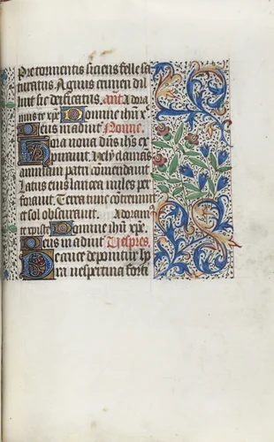 Book of Hours (Use of Rouen): fol. 98r by Master of the Geneva Latini, book, 1465-1475