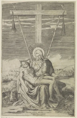 Piëta by Unknown, print, 1547
