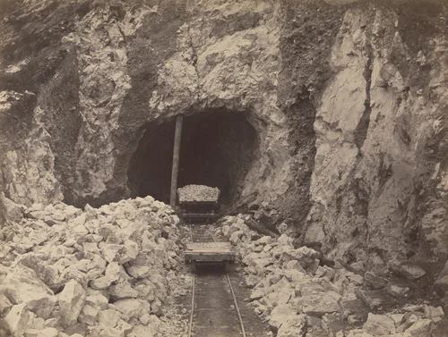 Tunnel de Bonvoyage by Unidentified Photographer, photograph, 1866