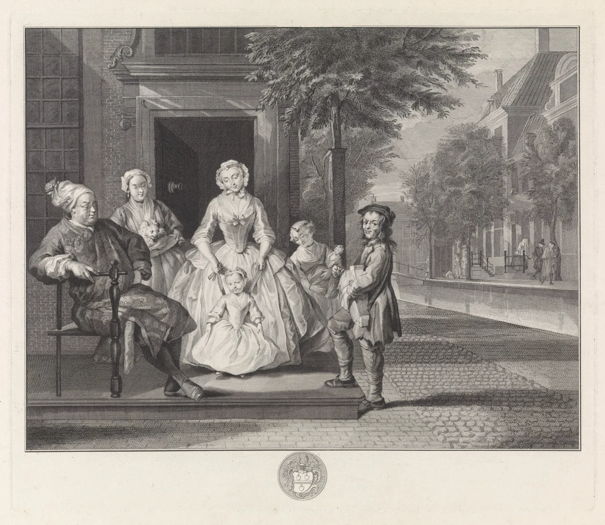 De liereman by Jacob Houbraken, print, 1762-1764