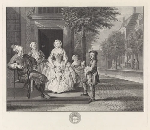 De liereman by Jacob Houbraken, print, 1762-1764