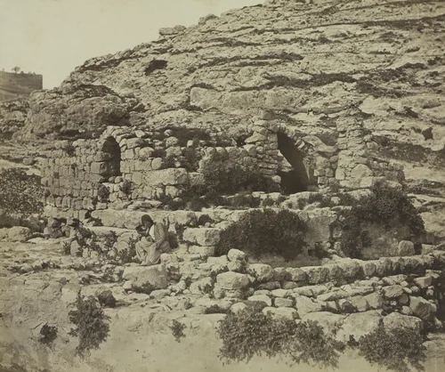 Well of Joab, Jerusalem by James Robertson, photograph, 1857
