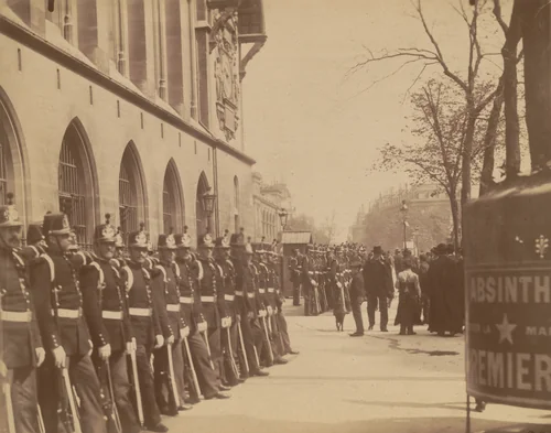 Palais de Justice by Eugène Atget, photograph, 1898