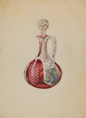 Vinegar Cruet by Robert Stewart, index of american design, 1936