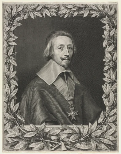 Cardinal Richelieu by Robert Nanteuil, print, 1657