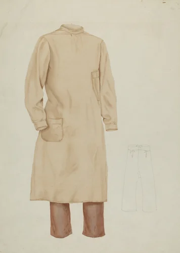 Man's Smock and Trousers by Frances Cohen, index of american design, 1936