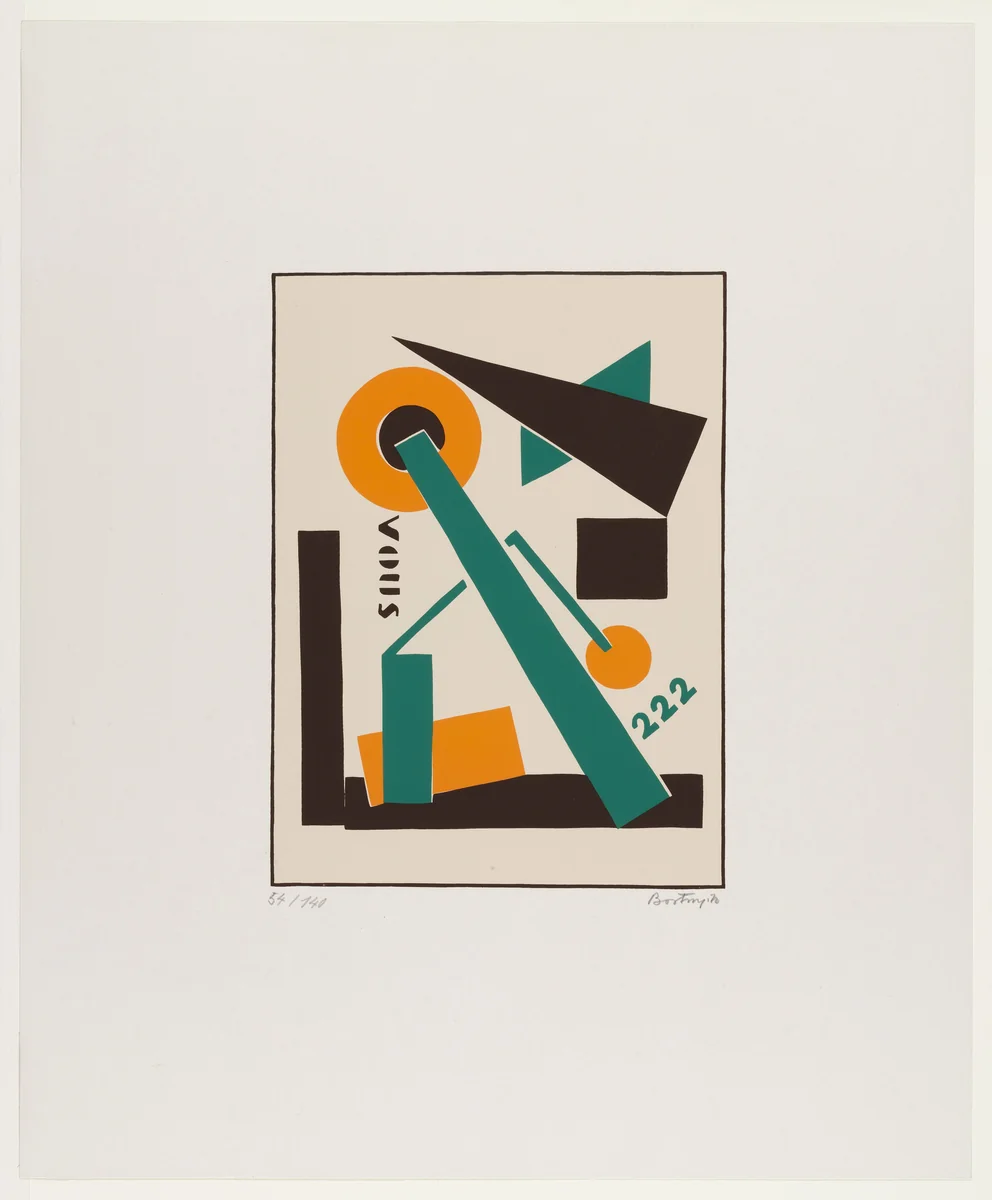 Untitled from Album MA by Sándor Bortnyik, print, 1921