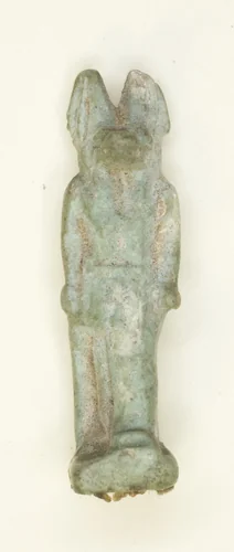 Amulet of the God Anubis by Egyptian, metalwork, -664--332