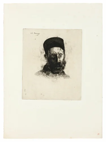 M. Manet (The Artist's Father) II by Édouard Manet, print, 1861
