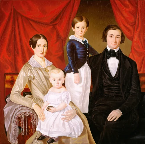 The Gage Family by American 19th Century, painting, 1846