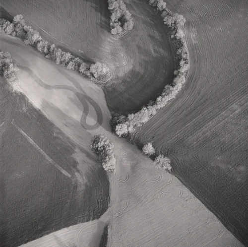 Smoky Valley (Native American) Village Site Circa 1000-1500 AD, Saline County, Kansas by Terry Evans, photograph, 1992