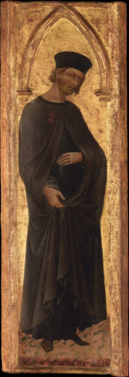The Blessed Andrea Gallerani (died 1251) by Giovanni di Paolo, painting, 1447-1465