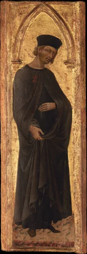 The Blessed Andrea Gallerani (died 1251) by Giovanni di Paolo, painting, 1447-1465