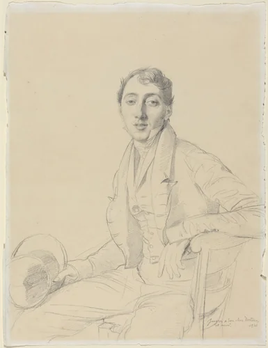 Dr. Louis Martinet by Jean-Auguste-Dominique Ingres, drawing, 1826