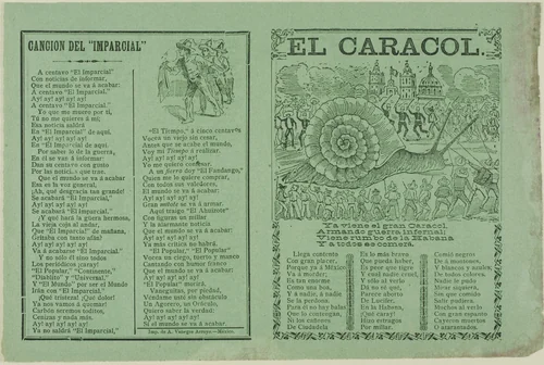 The Snail by José Guadalupe Posada, print, 1871-1913