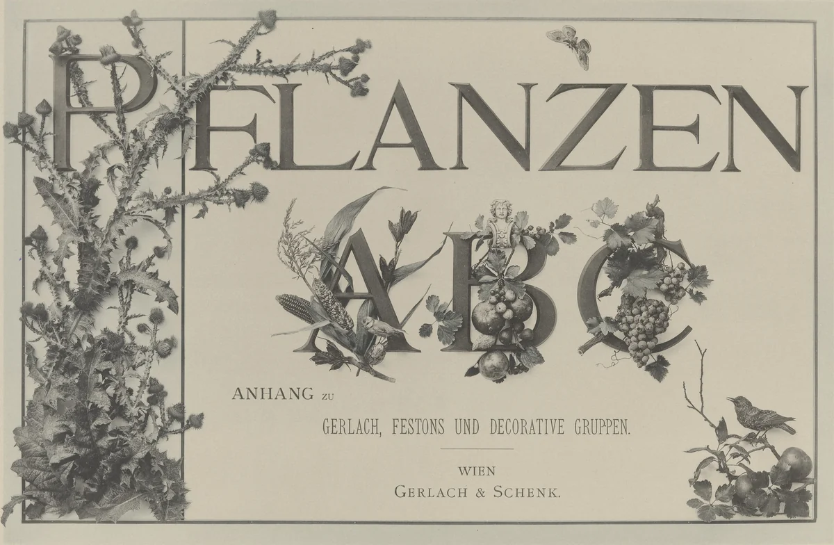 Page from Festons und Dekorative Gruppen by Unidentified Photographer, photograph, 1893