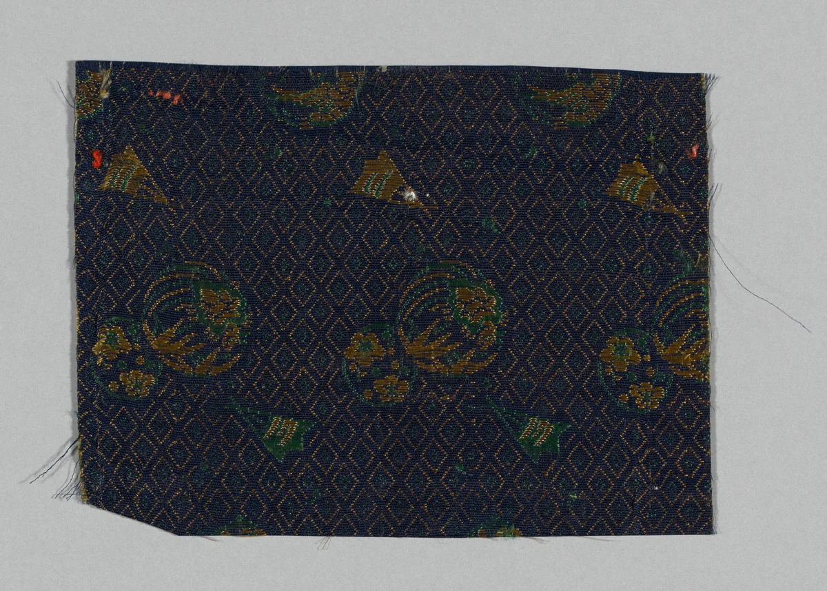 Fragment by Japan, textile, 1775-1800