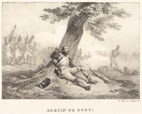Gredin de Sort!... by Horace Vernet, print, 1789-1863