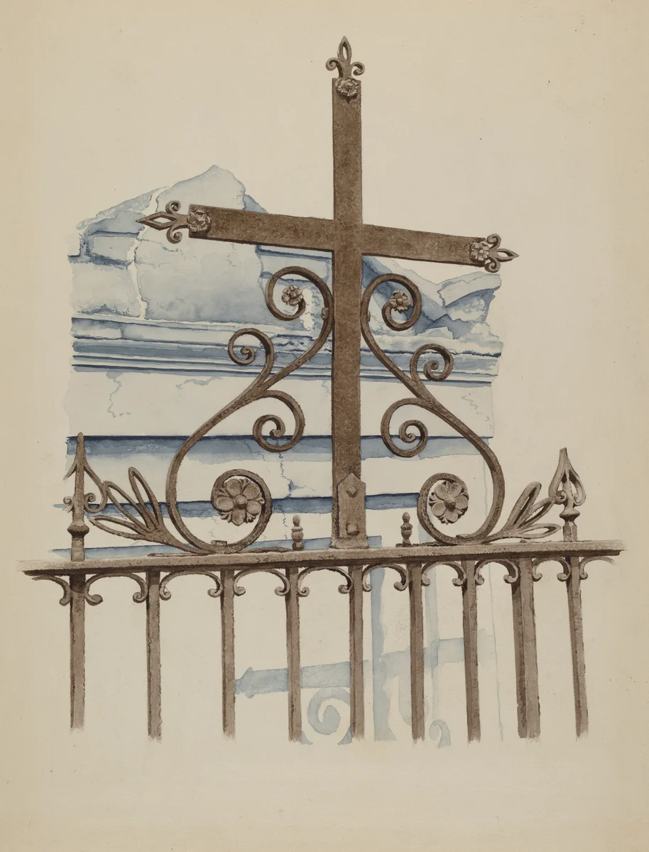 Cross by Ray Price, index of american design, 1936