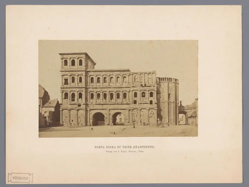Porta Nigra in Trier by anonymous, photograph, 1870-1890