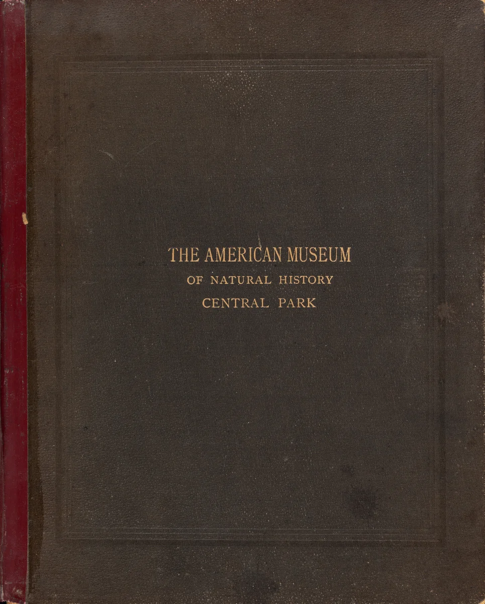 The Photographic Album of the American Museum of Natural History, Central Park, New York City by Victor Prevost, volume, 1878-1879