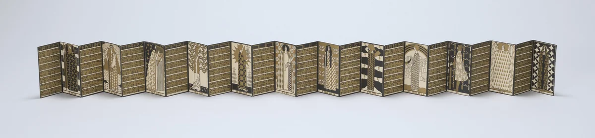 Calendar by Dita Moser, design, 1911