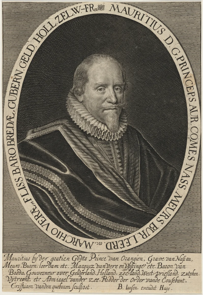 Maurice, Prince of Orange by Crispyn van den Queboorn, print, 1604-1652