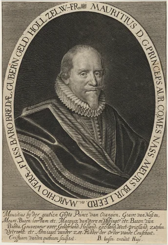 Maurice, Prince of Orange by Crispyn van den Queboorn, print, 1604-1652