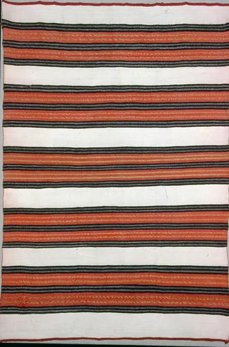 Blanket by Pueblo Southwest, textile, 1851-1900