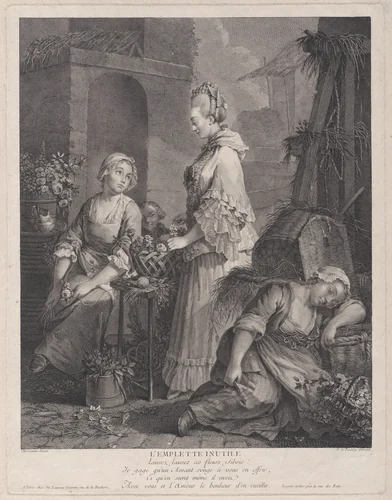 L'Emplette Inutile by Nicolas de Launay, print, 1760-1792