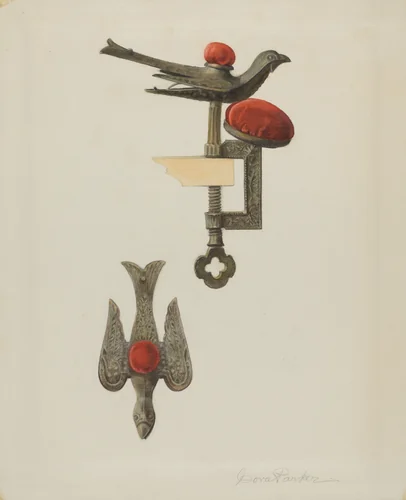 Sewing Bird by Cora Parker, index of american design, 1938
