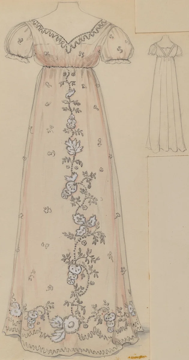 Dress by Jessie M Benge, index of american design, 1936