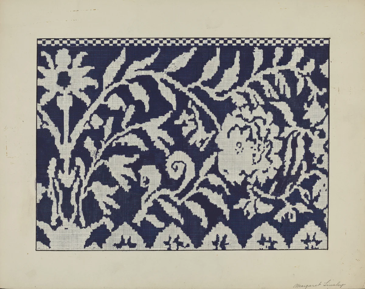 Coverlet by Margaret Linsley, index of american design, 1940
