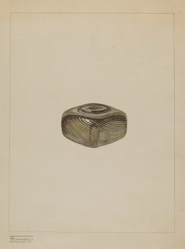 Inkwell by Frank Fumagalli, index of american design, 1937