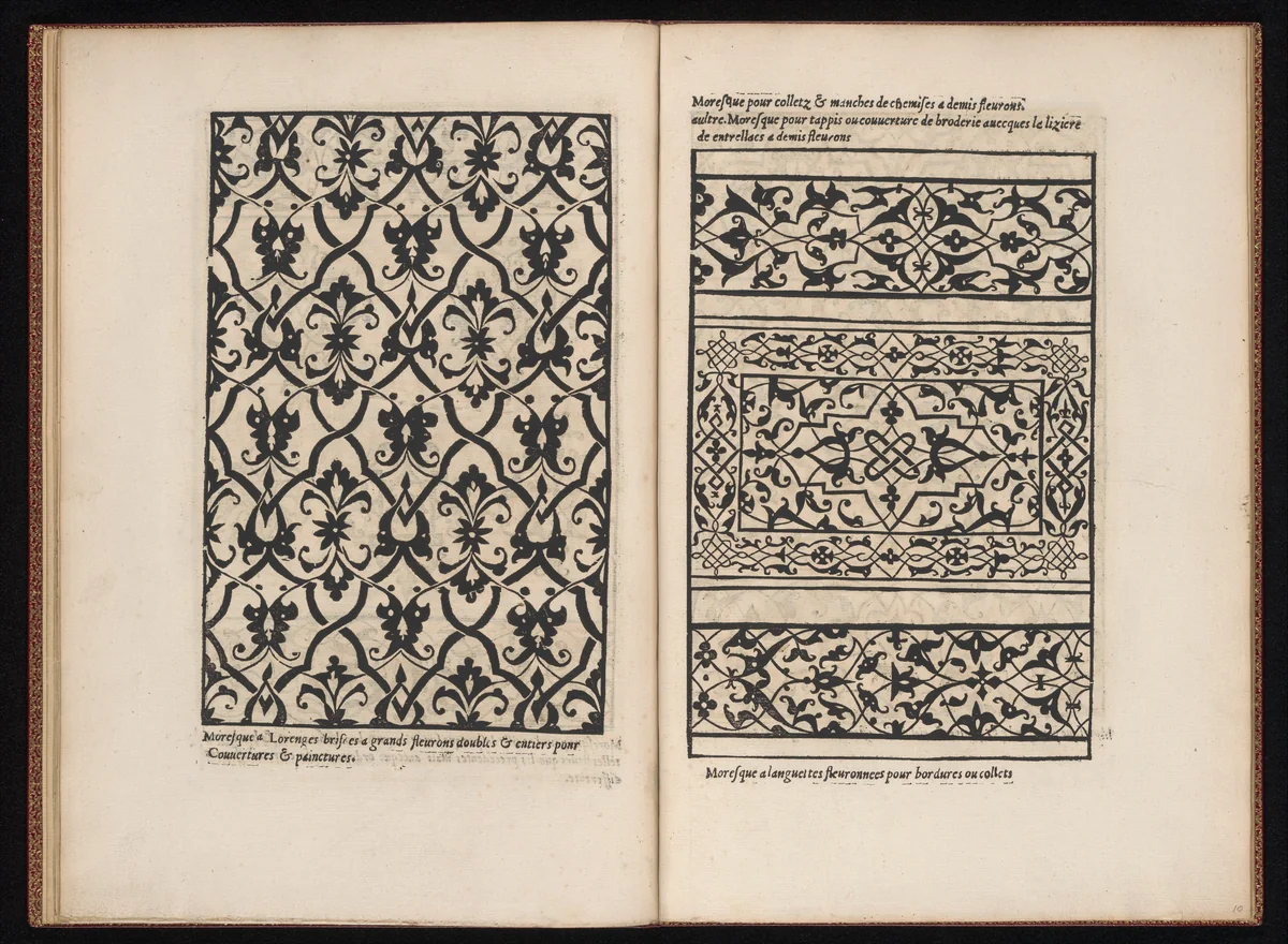 Livre de Moresques by Francesco di Pellegrino, book, 1546