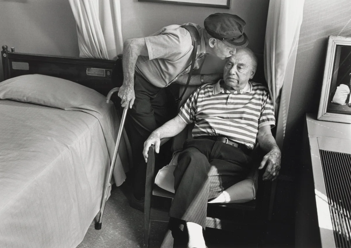 Gean Harwood and Bruhs Mero by Nancy Andrews, photograph, 1993