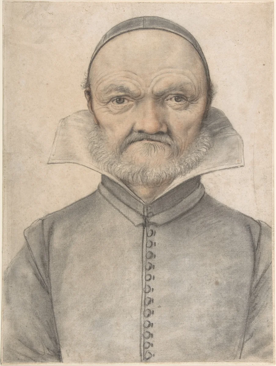 Portrait of a Man by anonymous, drawing, 1550-1650