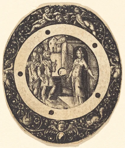 Lucretia? by Antoine Jacquard, print, 1572-1652