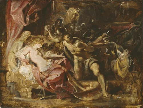 The Capture of Samson by Peter Paul Rubens, painting, 1609-1610