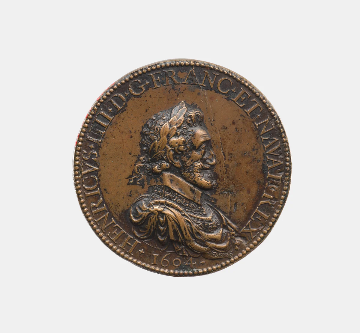 Henry IV 1553-1610, King of France 1589-1610 by Guillaume Dupré, metalwork, 1604