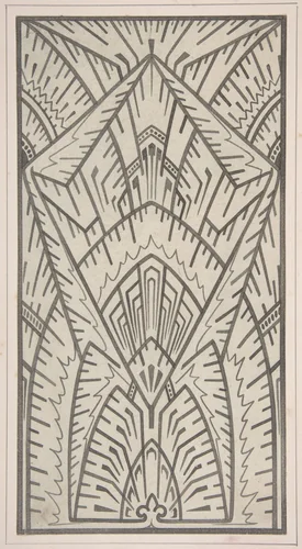 Design drawing by Christopher Dresser, drawing, 1878-1888