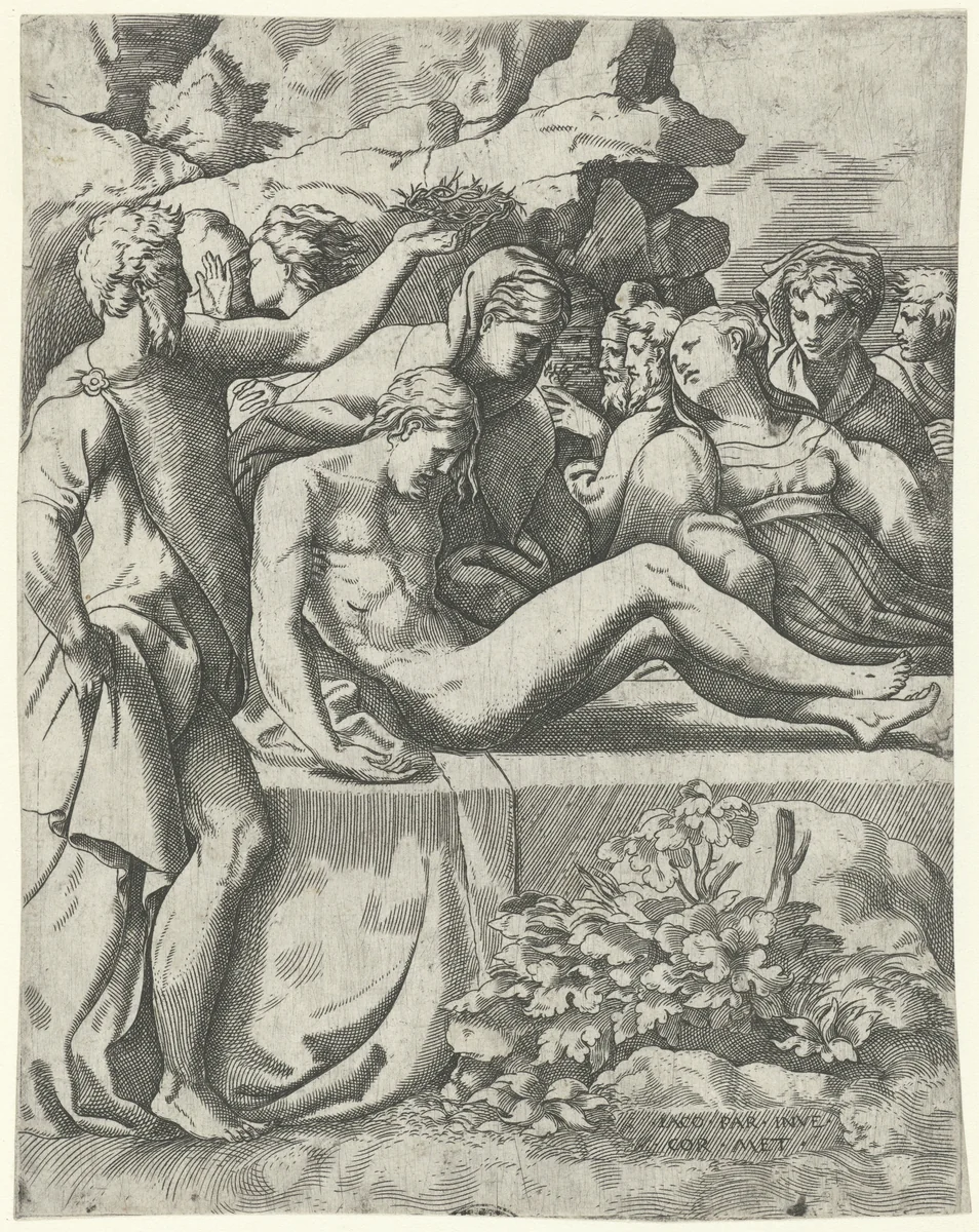 Bewening by Unknown, print, 1538