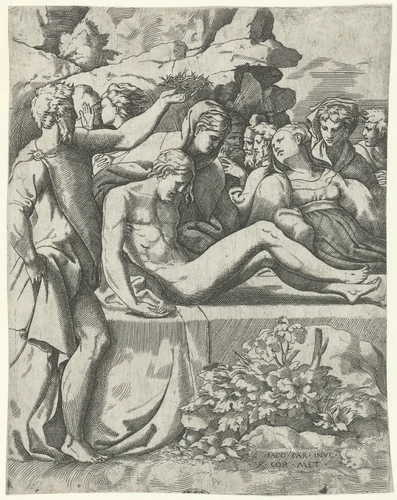 Bewening by Unknown, print, 1538