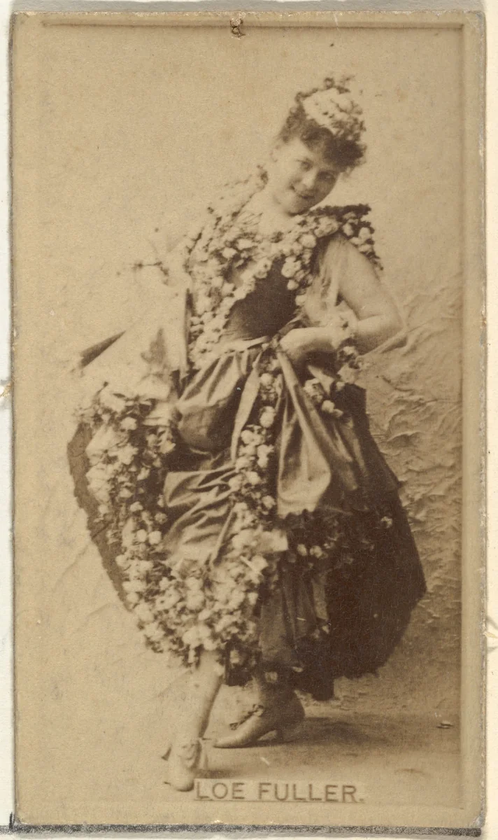Loe Fuller, from the Actors and Actresses series (N145-8) issued by Duke Sons & Co. to promote Duke Cigarettes by W. Duke, Sons & Co., photograph, 1890-1895
