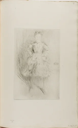Elinor Leyland by James McNeill Whistler, print, 1874